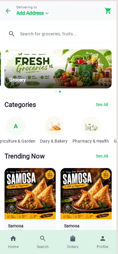 Customer Ordering Flow